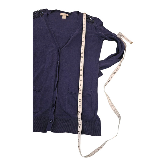 LOFT Medium Long Sleeve Button Up Cardigan - Picture 7 of 8